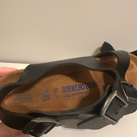 Birkenstock Black Sandals with Buckle Detail - Picture 3 of 3